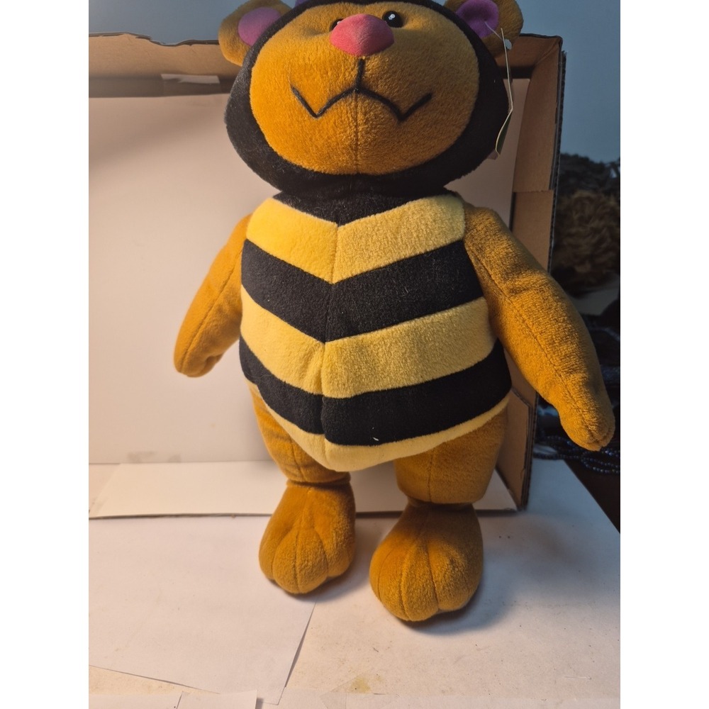 Sugar Loaf Bee Plush Toy Yellow Black Bumble Bee 15 In.